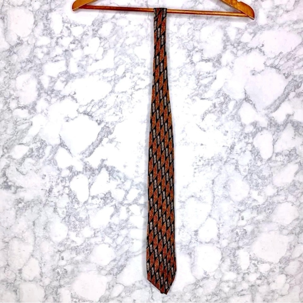 Vintage Silk Celtic Knotwork Pattern Handmade Men… - image 5